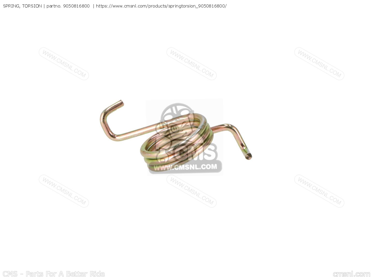 9050816800 Spring, Torsion Yamaha buy the 9050816800 at CMSNL