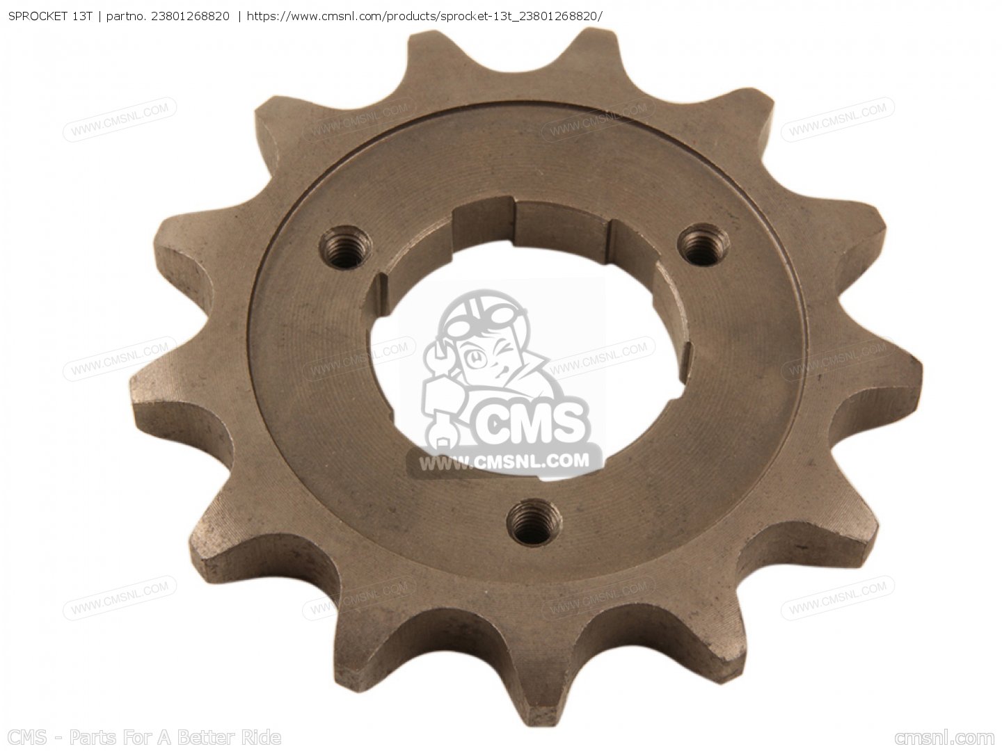 23801268820: Sprocket 13t Honda - buy the 23801-268-820 at CMSNL