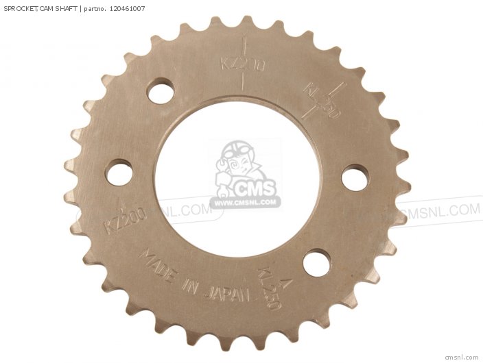 Kawasaki SPROCKET,CAM SHAFT 120461007