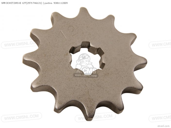 Yamaha SPROCKET,DRIVE 12T(2571746121) 9381112009