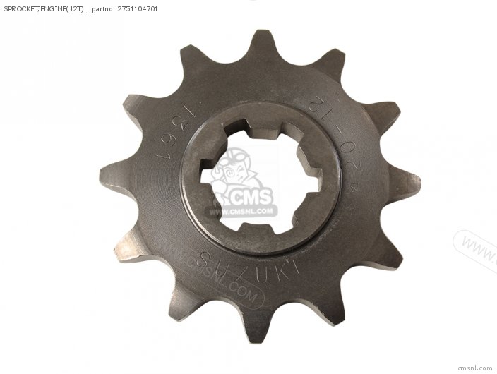 Suzuki SPROCKET,ENGINE(12T) 2751104701