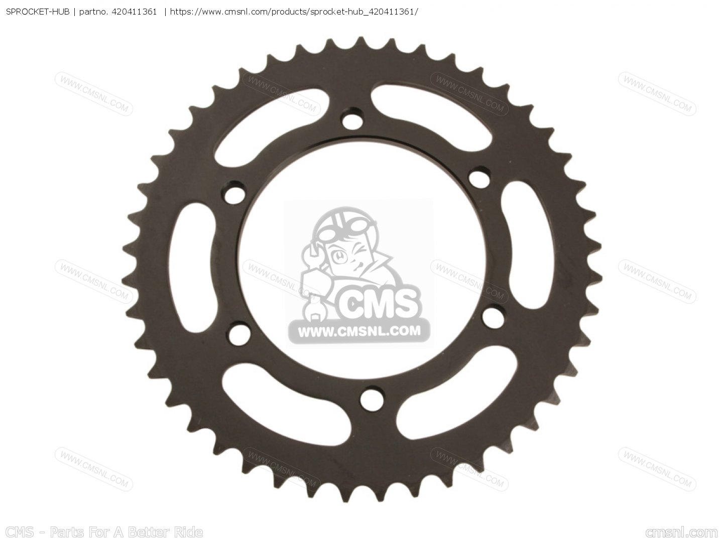 420411361: Sprocket-hub Kawasaki - buy the 42041-1361 at CMSNL