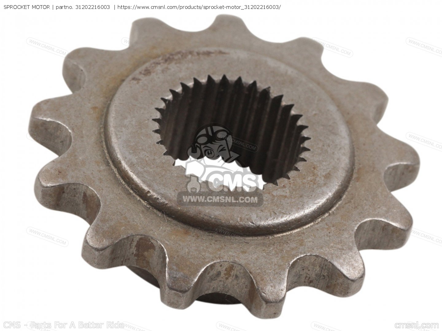 SPROCKET MOTOR for CB160 SPORT GENERAL EXPORT order at CMSNL