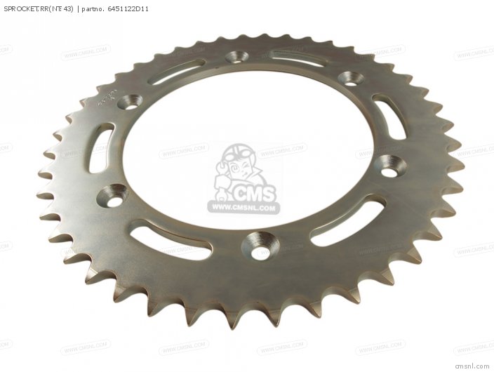 Suzuki SPROCKET,RR(NT:43) 6451122D11