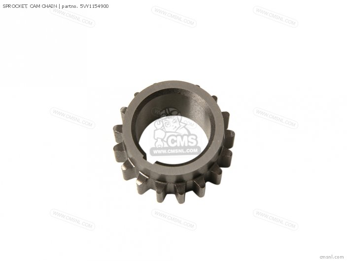 5VY1154900 Sprocket, Cam Chain Yamaha buy the 5VY1154900 at CMSNL