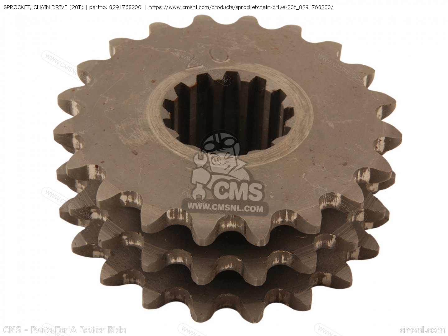 SPROCKET, CHAIN DRIVE (20T) for VMX540L VMAX 1987 order at CMSNL