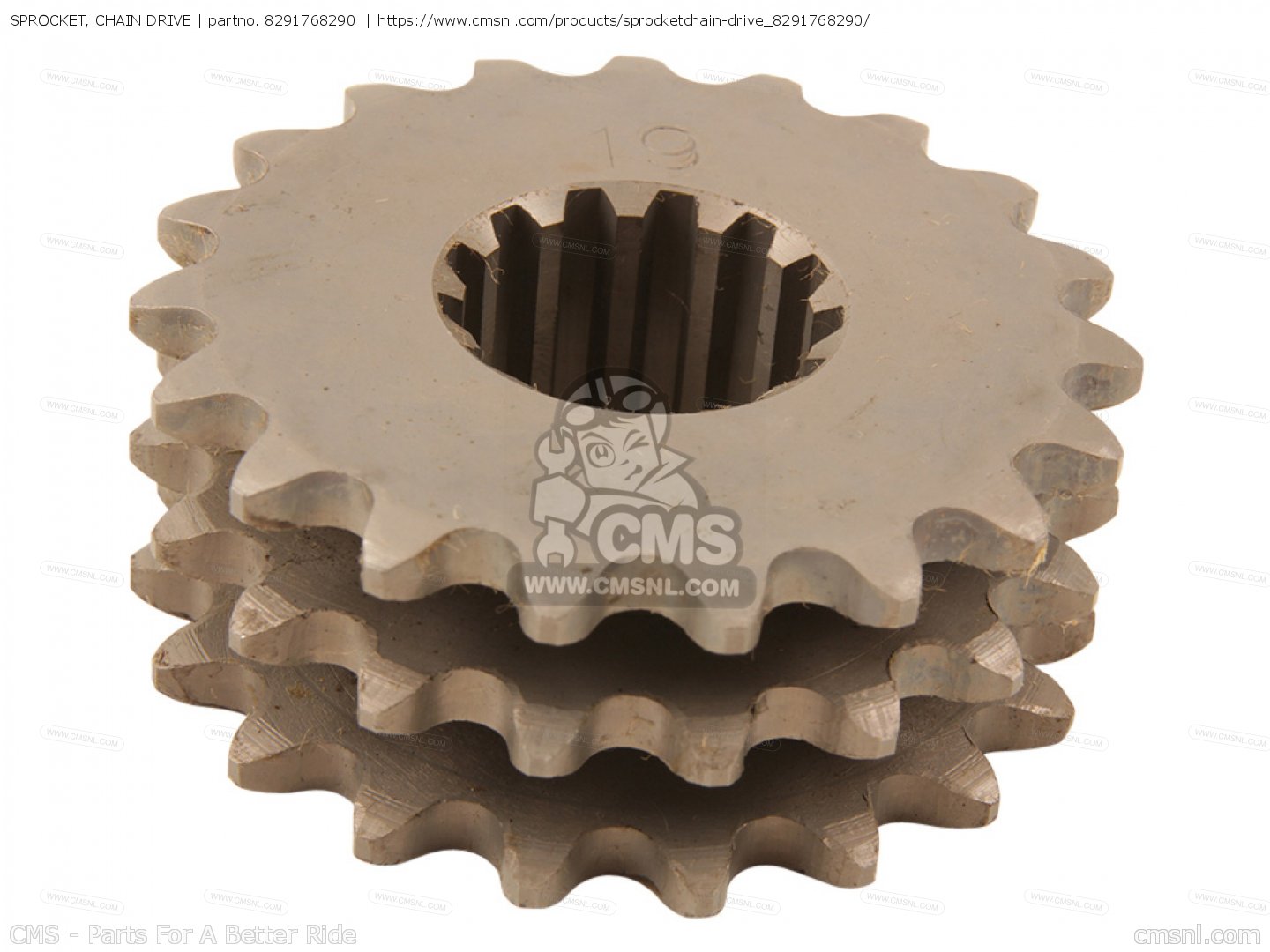 SPROCKET, CHAIN DRIVE for SRX440C 1979 order at CMSNL