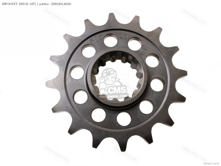 Honda SPROCKET, DRIVE 16T( 23802NL6000