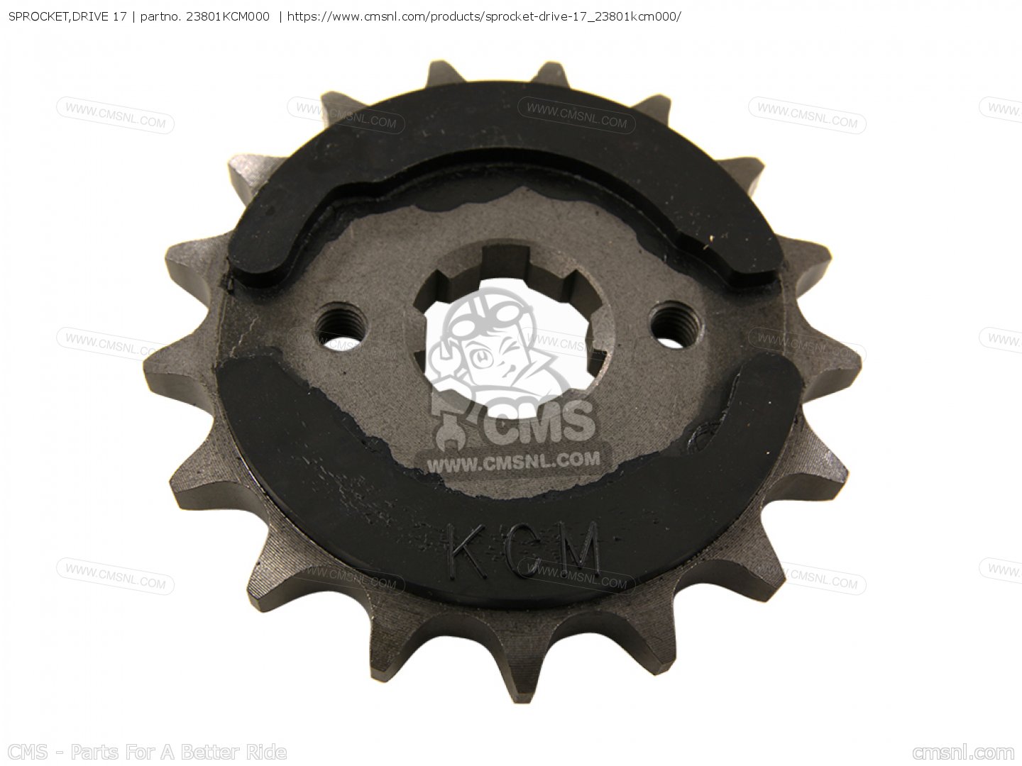 23801KCM000: Sprocket,drive 17 Honda - buy the 23801-KCM-000 at CMSNL