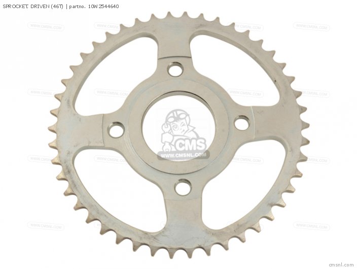 Yamaha SPROCKET, DRIVEN (46T) 10W2544640