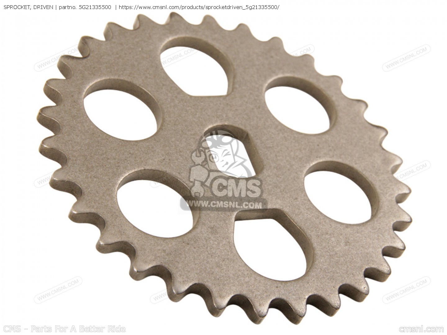 5G21335500 Sprocket, Driven Yamaha buy the 5G21335500 at CMSNL