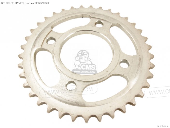 Yamaha SPROCKET, DRIVEN 3F82543720 Yamaha SPROCKET, DRIVEN 3F82543720