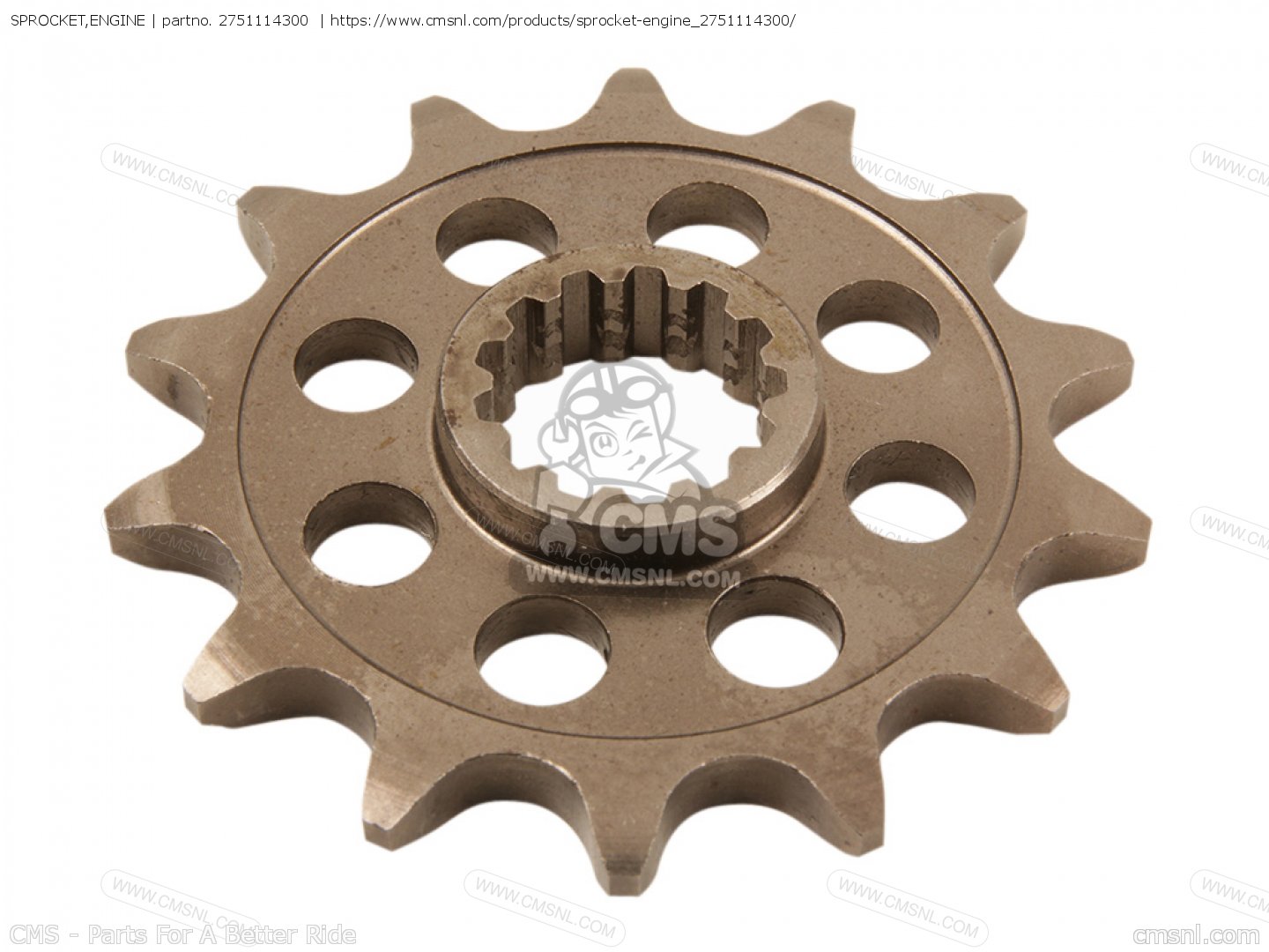 SPROCKET,ENGINE for RM250 1987 (H) order at CMSNL