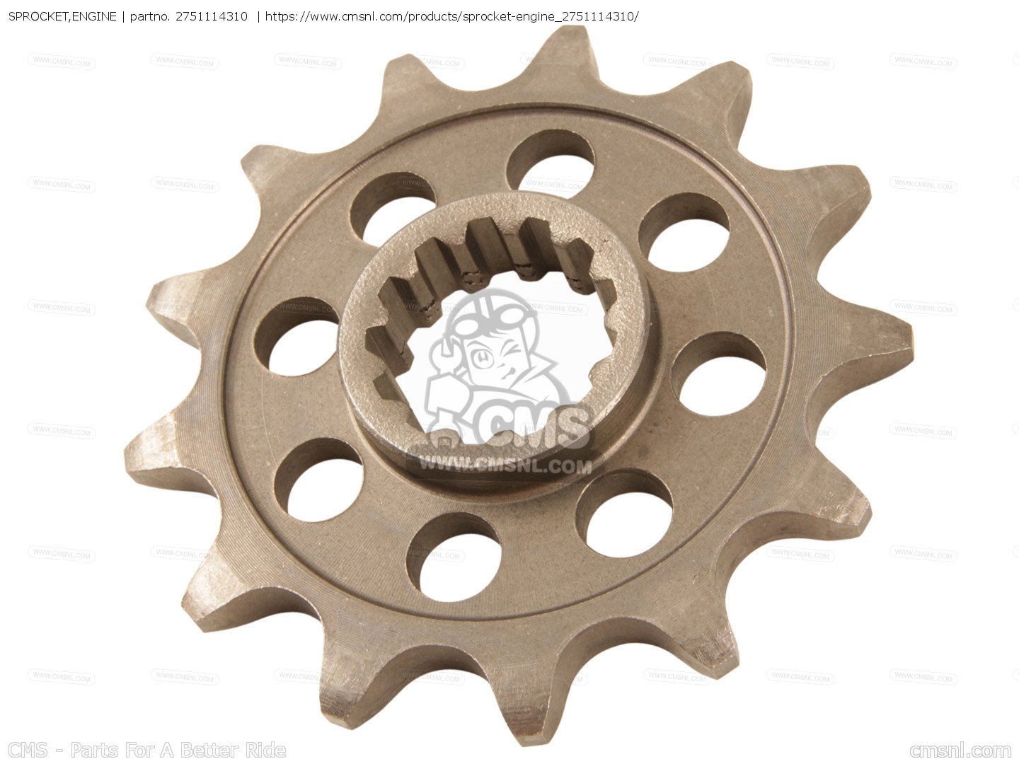 SPROCKET,ENGINE for RMX250 1990 (L) GENERAL (E01) order at CMSNL