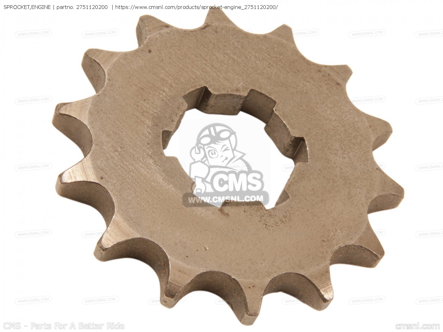 SPROCKET,ENGINE for TC120 1971 (R) USA (E03) order at CMSNL