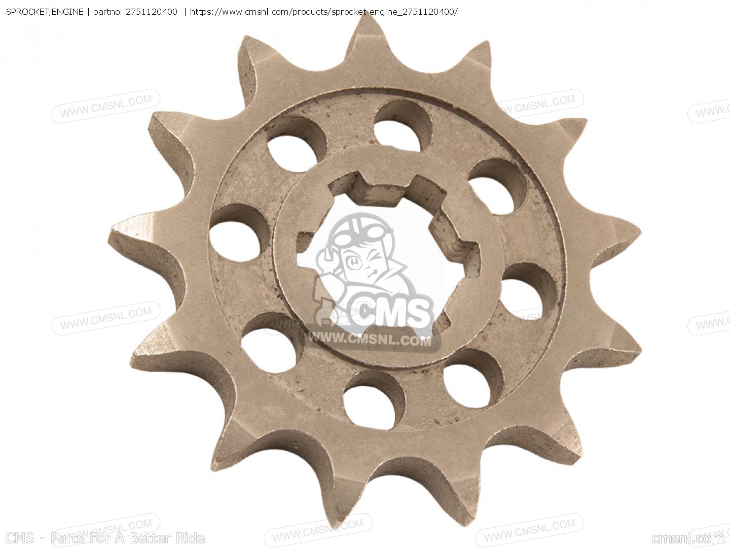 SPROCKET,ENGINE for GP100U 1983 (D) UNITED KINGDOM (E02) order at CMSNL