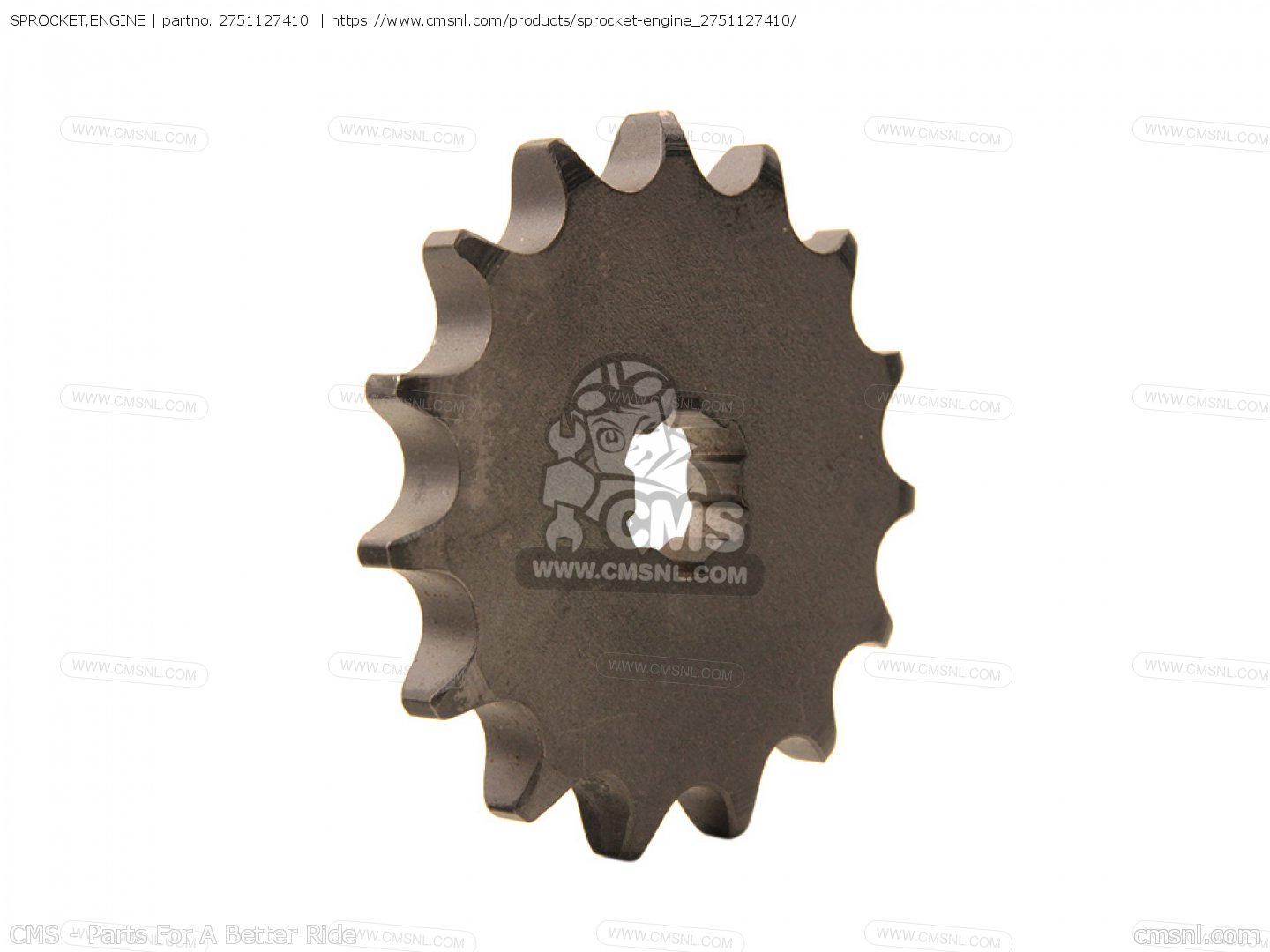 2751127410 Sprocket,engine Suzuki buy the 2751127410 at CMSNL