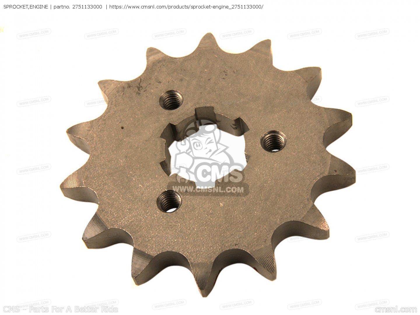 2751133000 Sprocket,engine Suzuki buy the 2751133000 at CMSNL