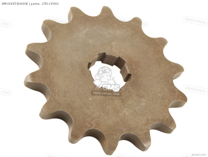 2751137001 Sprocket,engine Suzuki buy the 2751137001 at CMSNL