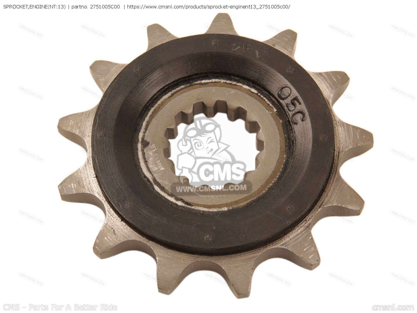 2751005C00 Sprocket,engine(nt13) Suzuki buy the 2751005C00 at CMSNL