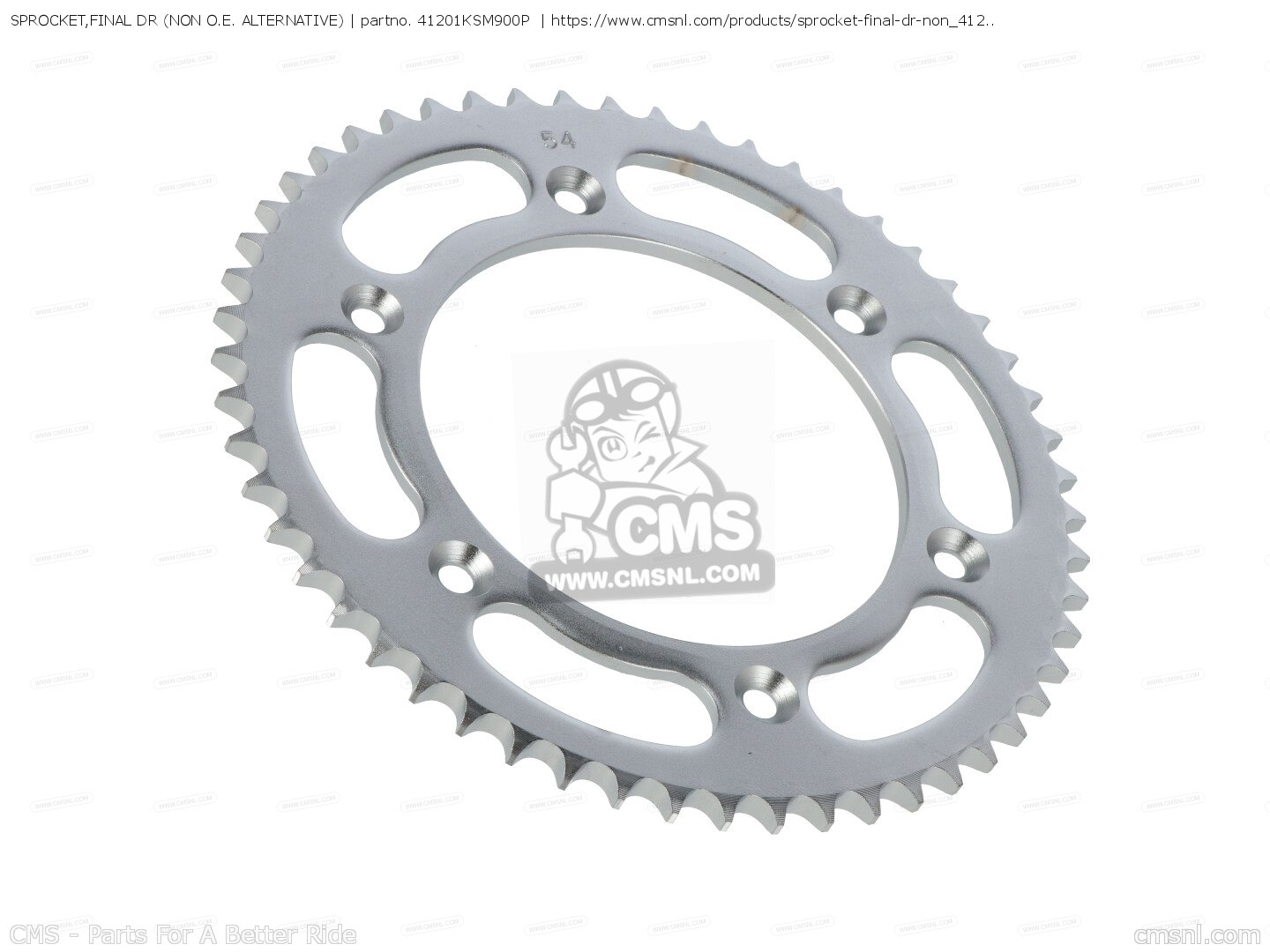 SPROCKET,FINAL DR (NON O.E. ALTERNATIVE) for Honda - order SPROCKET,FINAL DR (NON O.E. ALTERNATIVE) for Honda - order