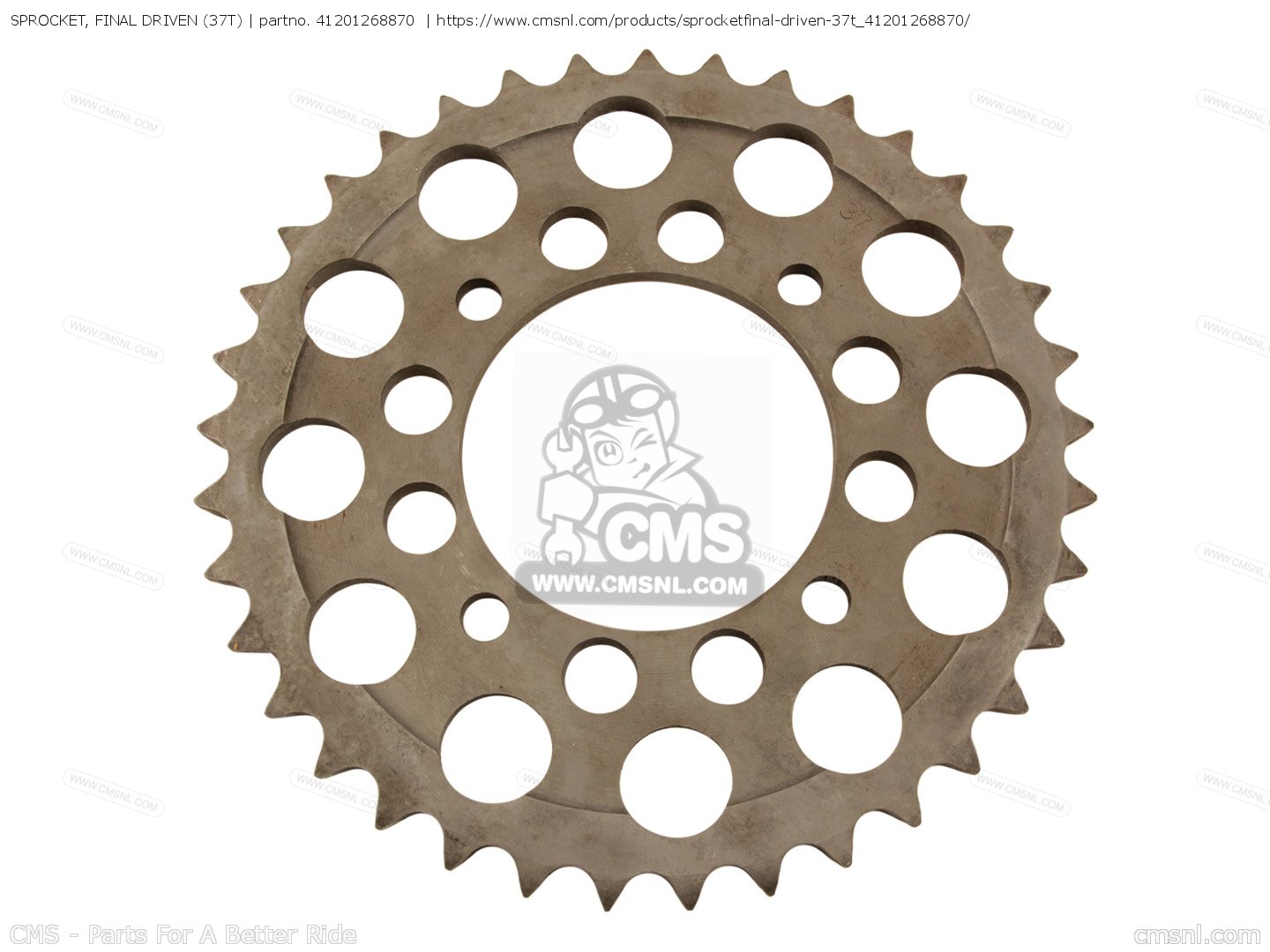 41201268870: Sprocket, Final Driven (37t) Honda - buy the 41201 