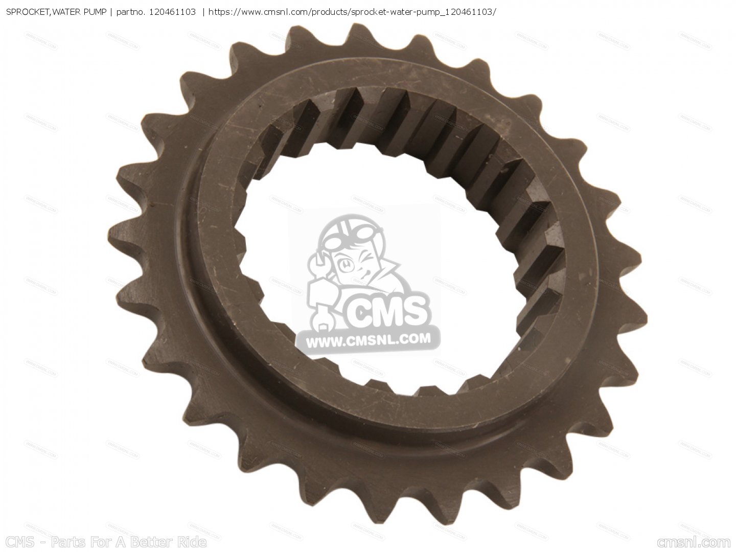 12046-1075 Kawasaki Sprocket,camshaft,46t 120461075, New