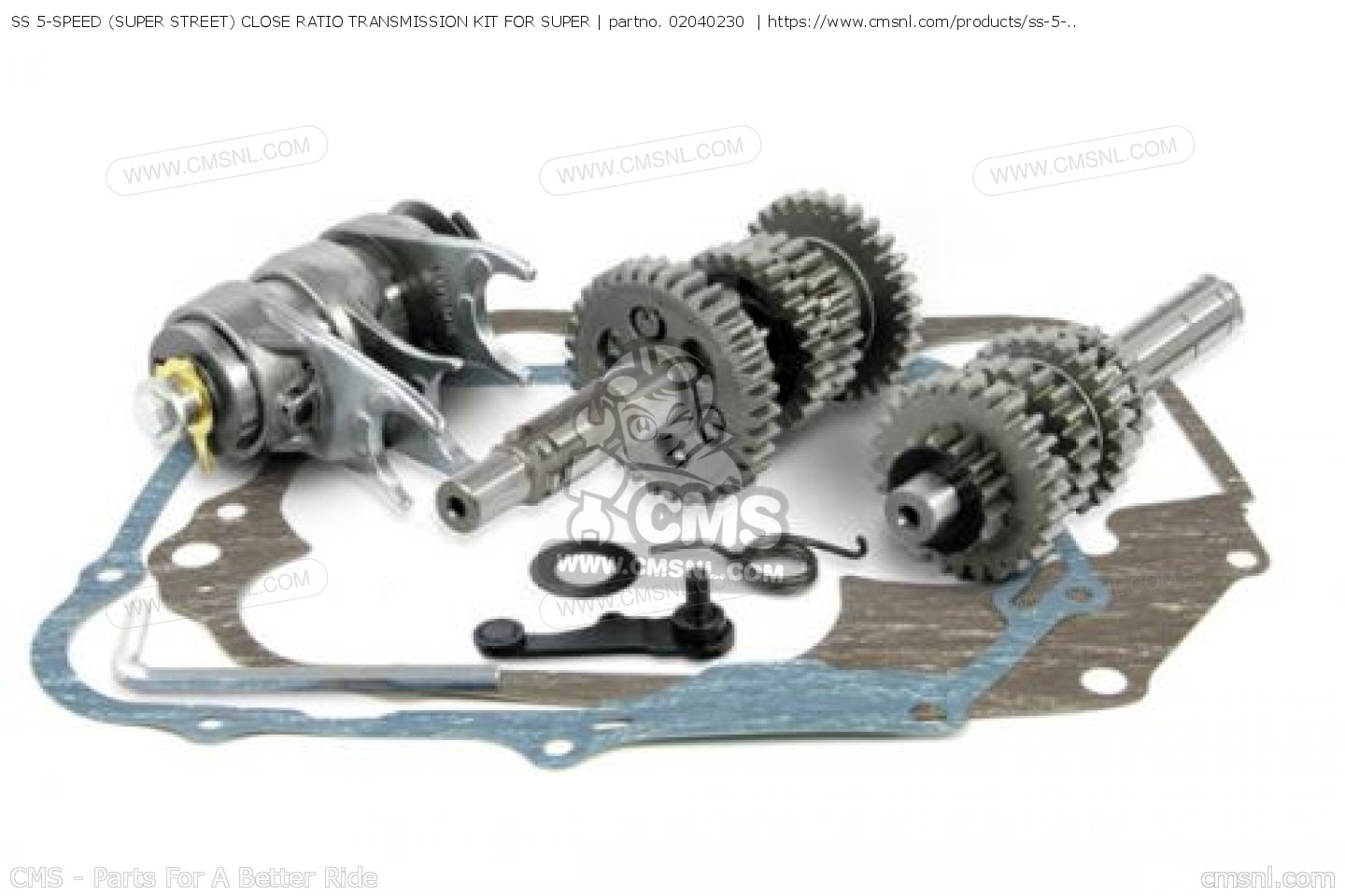 02040230: SS 5-SPEED (SUPER STREET) CLOSE RATIO TRANSMISSION KIT