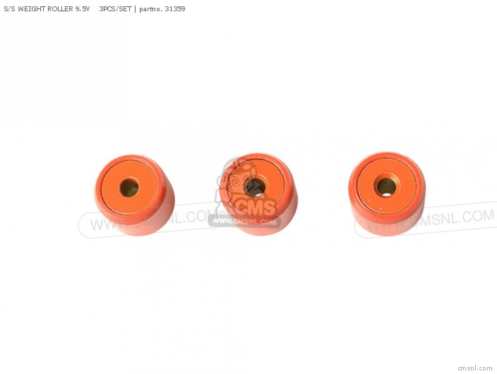 S S WEIGHT ROLLER 9 5Y    3PCS SET