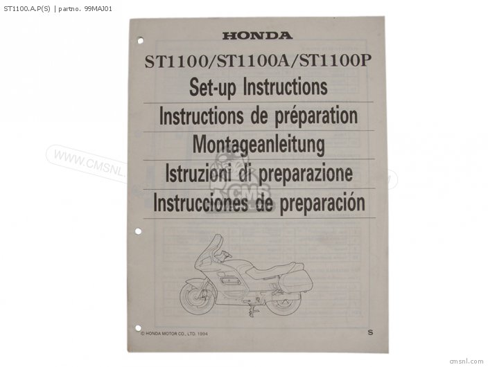 Honda ST1100.A.P(S) 99MAJ01