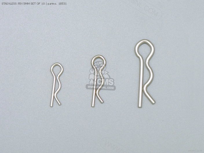Stainless Pin 5mm Set Of 10 photo