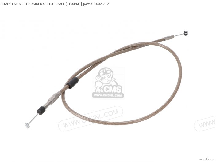 Takegawa STAINLESS-STEEL BRAIDED CLUTCH CABLE (1100MM) 00020212