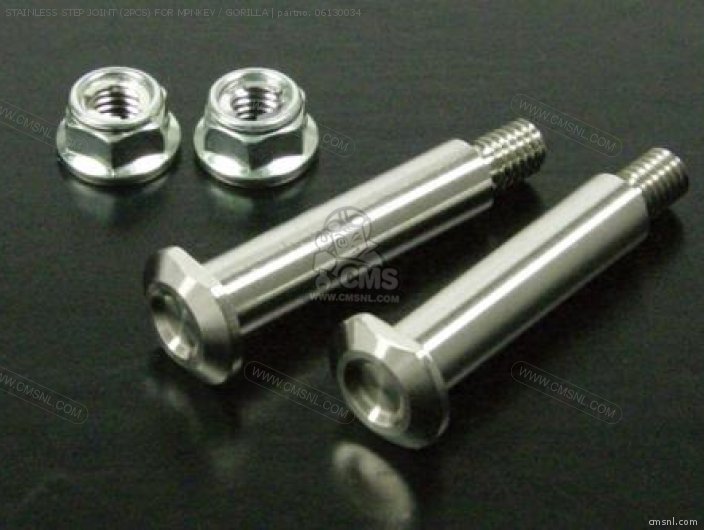 Takegawa STAINLESS STEP JOINT (2PCS) FOR MPNKEY / GORILLA 06130034