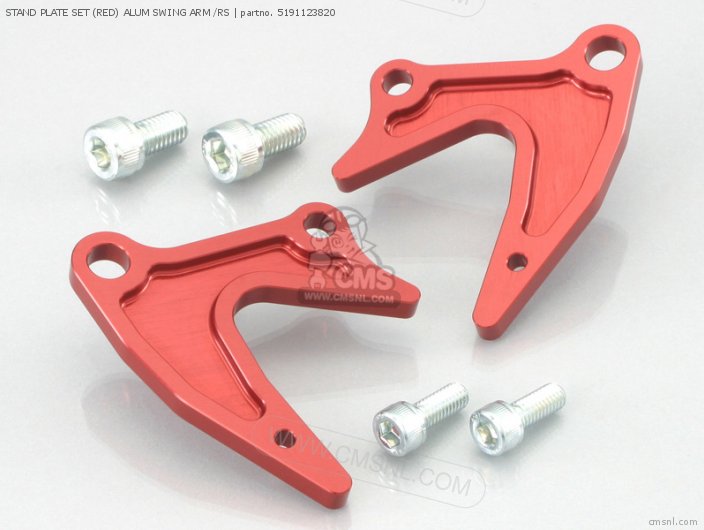 Kitaco STAND PLATE SET (RED) ALUM SWING ARM /RS 5191123820