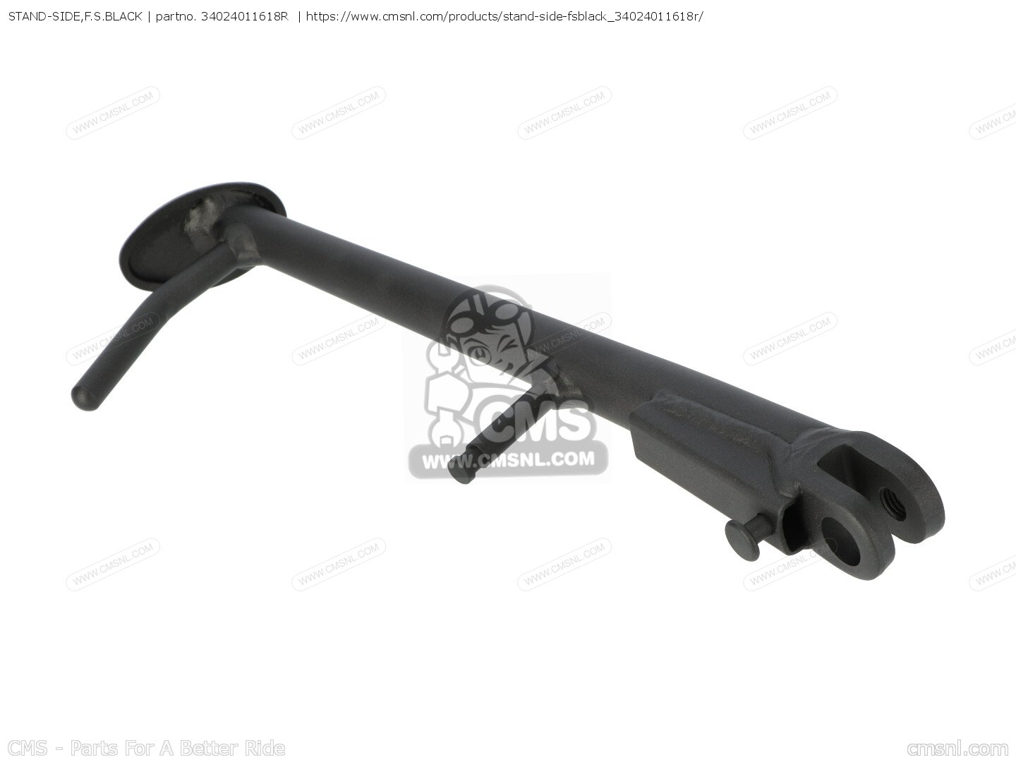 34024011618R: Stand-side,f.s.black Kawasaki - buy the 34024-0116-18R at ...