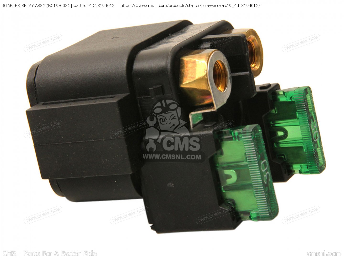 STARTER RELAY ASSY (RC19003) for YZF600RC 1996 (T) CALIFORNIA order