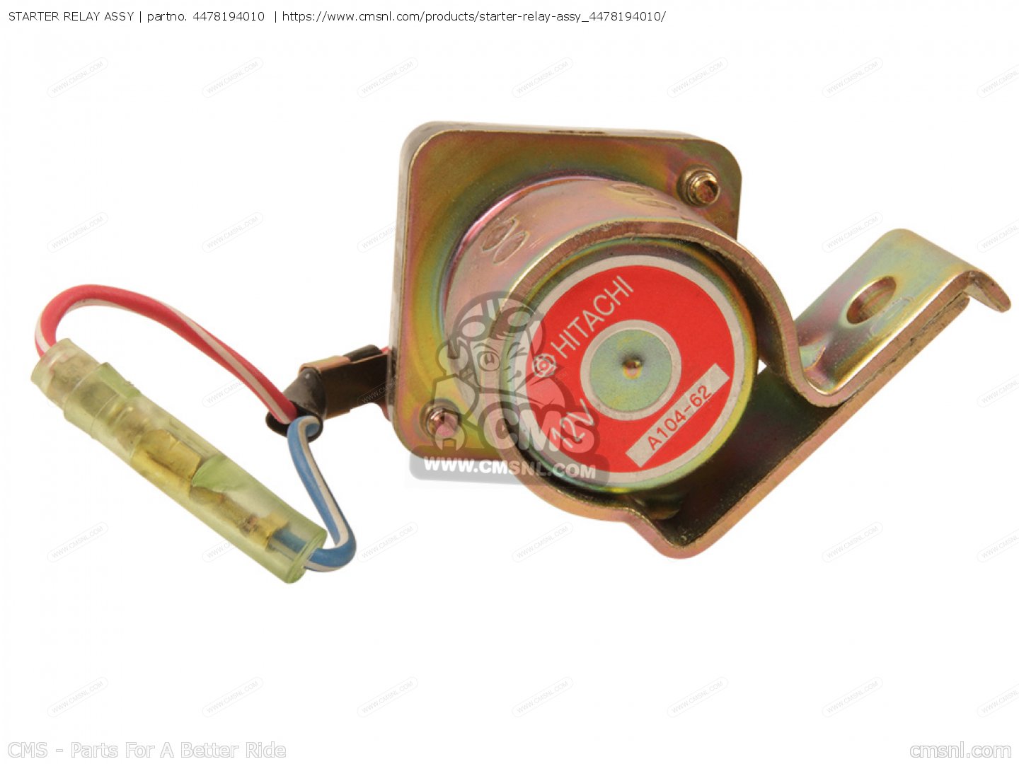 Starter Relay Assy For Xs650s Heritage Special 1983 D