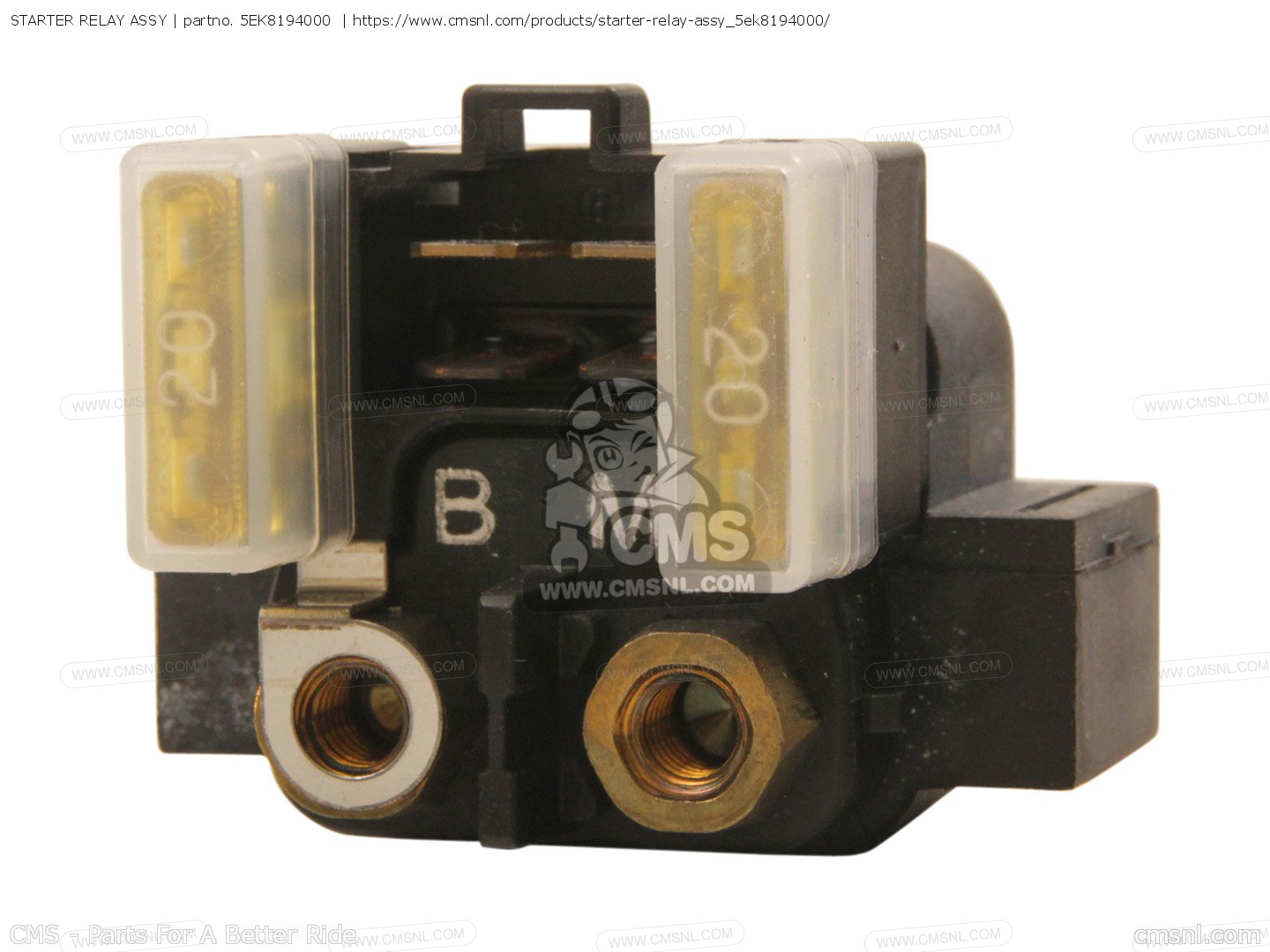 STARTER RELAY ASSY for TW125 2001 5EK5 GREECE 115EK300E1 order at CMSNL