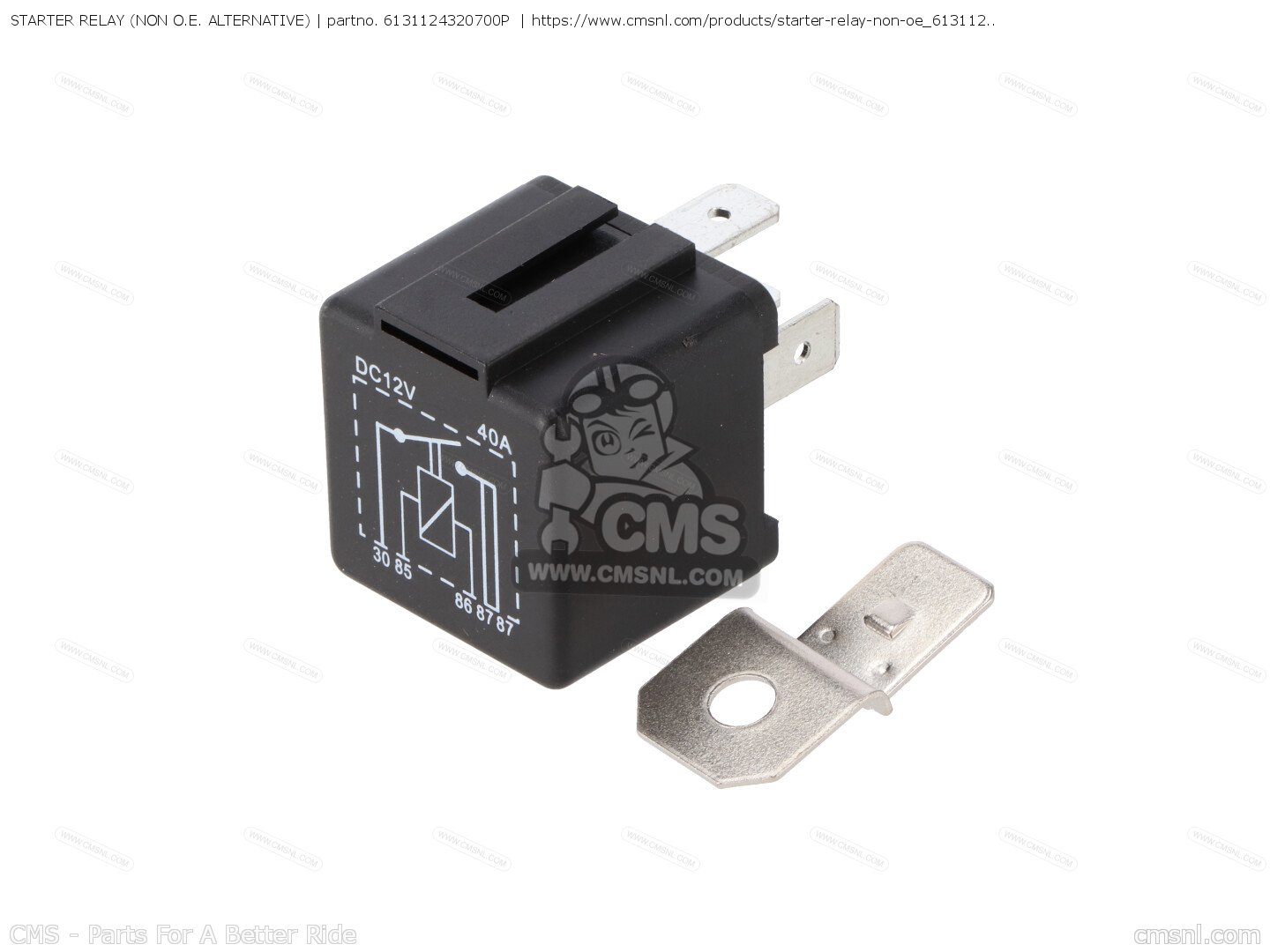 6131124320700P Starter Relay (non O.e. Alternative) Alternative Parts