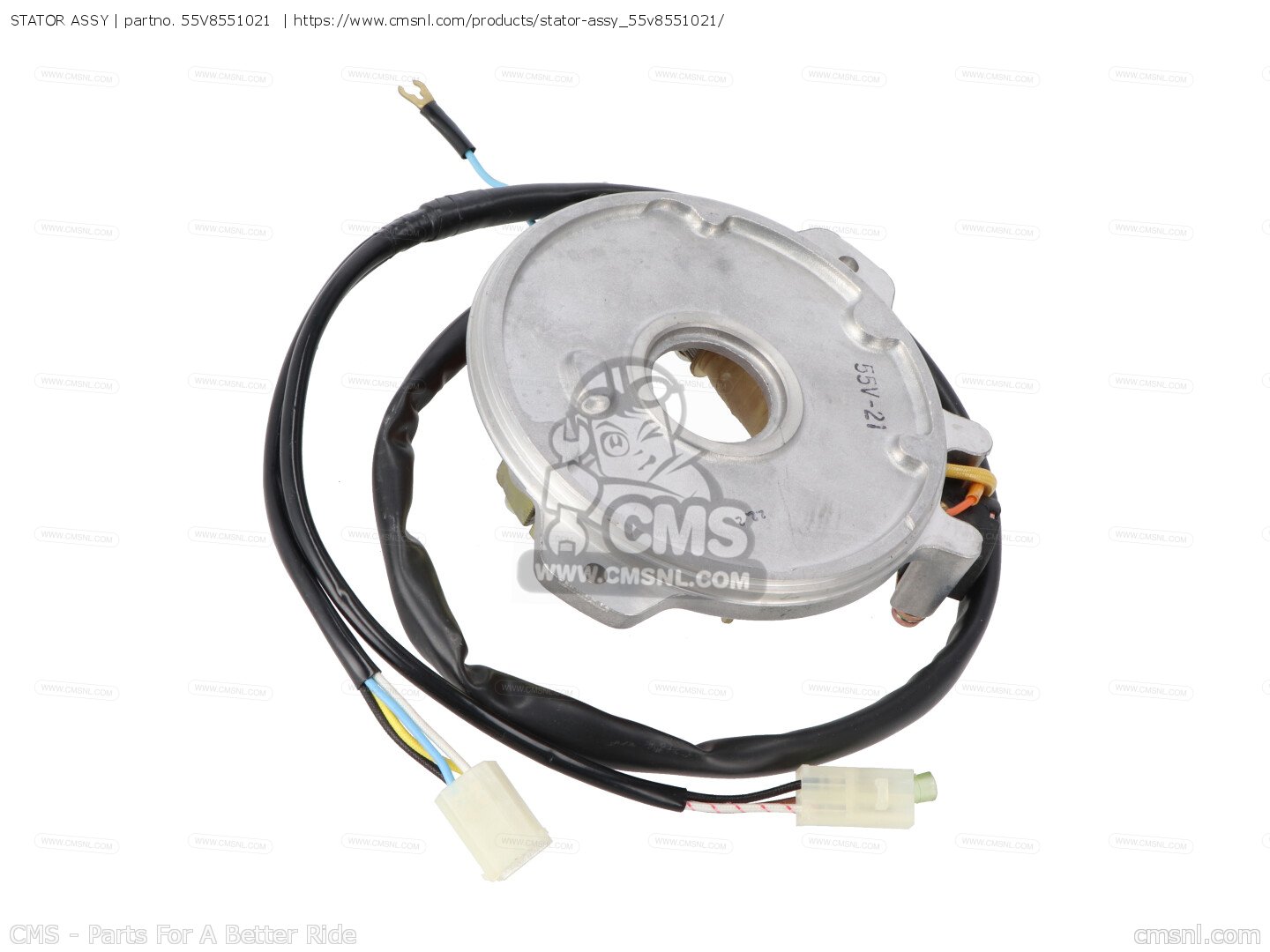 れたすV OW M 55V8551021: STATOR ASSY Yamaha - buy the 55V-85510-21-00 at