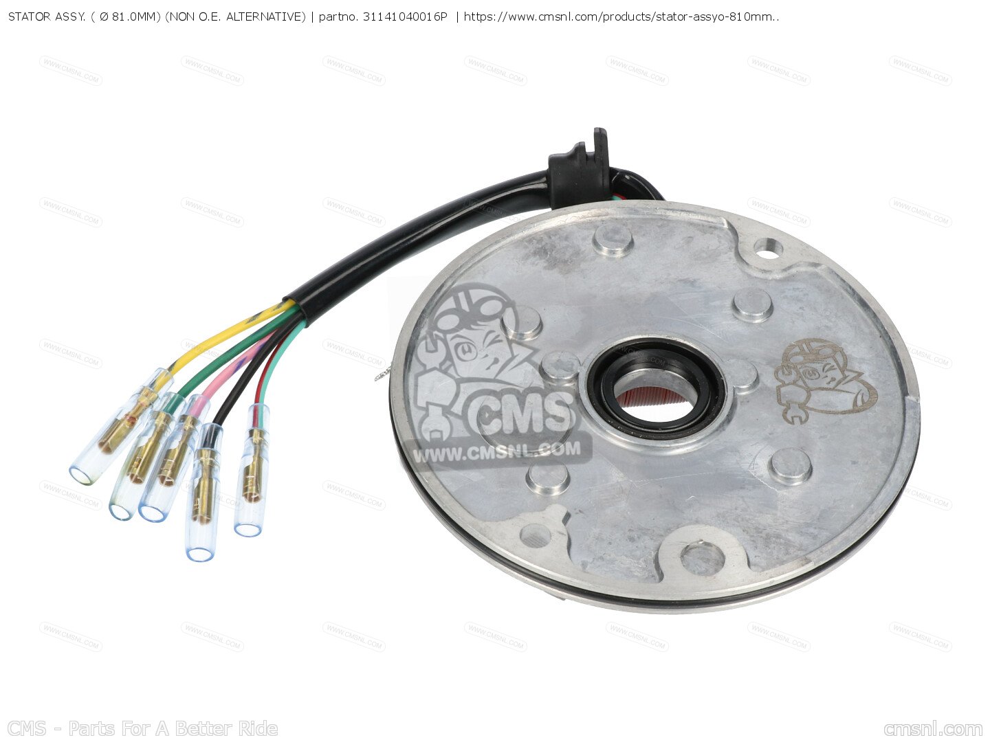 STATOR ASSY. ( Ø 81.0MM) (NON O.E. ALTERNATIVE) for ST50 DAX DENMARK