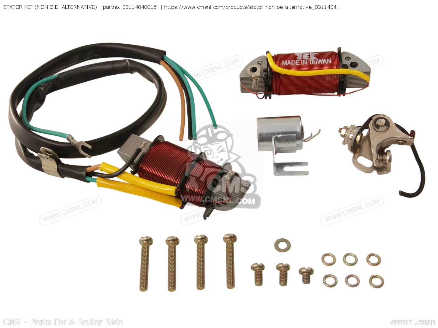 STATOR KIT (NON O.E. ALTERNATIVE) for C50 CUB 1969 BELGIUM order at CMSNL