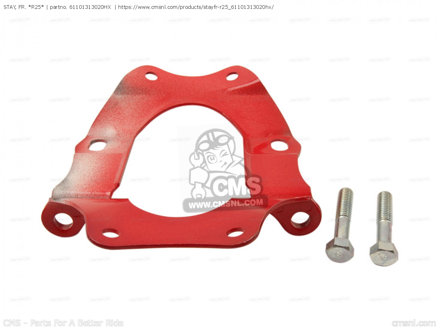 61101313020HX: Stay, Fr. *r25* Honda - buy the 61101-313-020HX at 