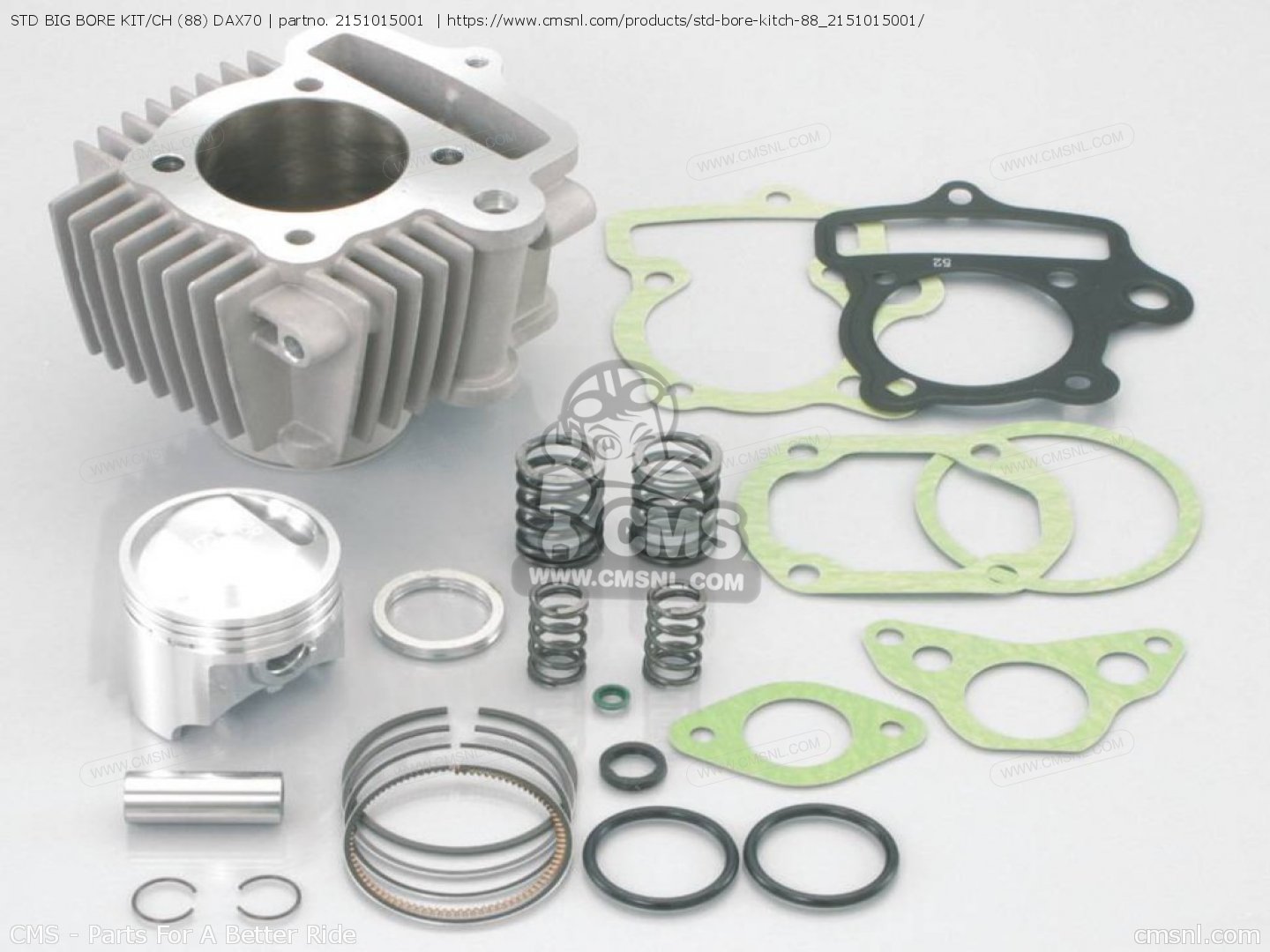 2151015001: STD BIG BORE KIT/CH (88) DAX70 Kitaco - buy the
