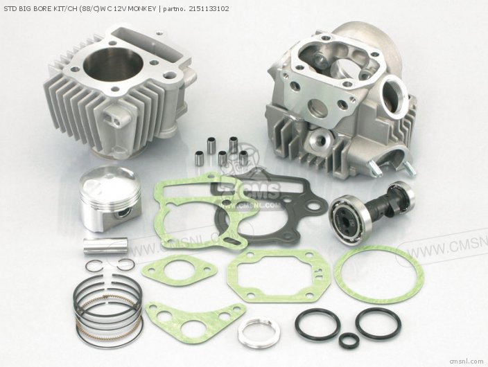 Kitaco STD BIG BORE KIT/CH (88/C)WC 12V MONKEY 2151133102