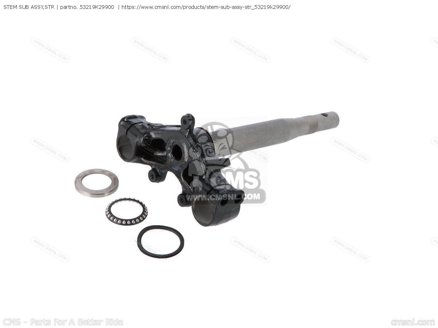 53219K29900: STEM SUB ASSY,STR Honda - buy the 53219-K29-900 53219K29900: STEM SUB ASSY,STR Honda - buy the 53219-K29-900