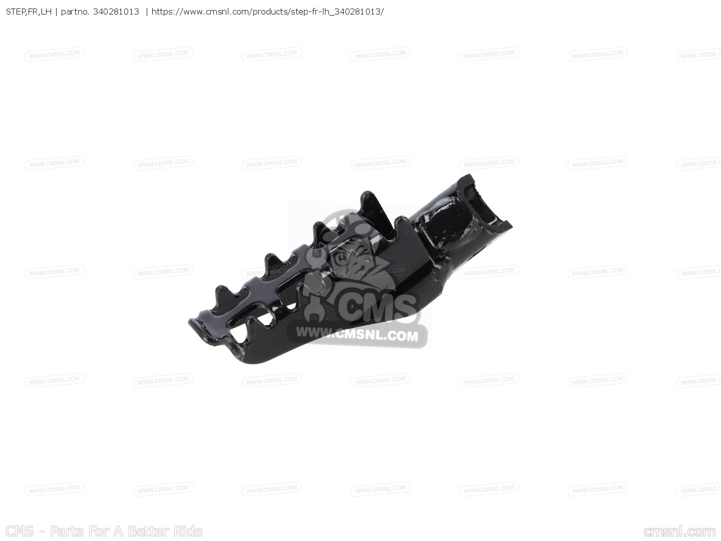 340281013: STEP,FR,LH Kawasaki - buy the 34028-1013 at CMSNL