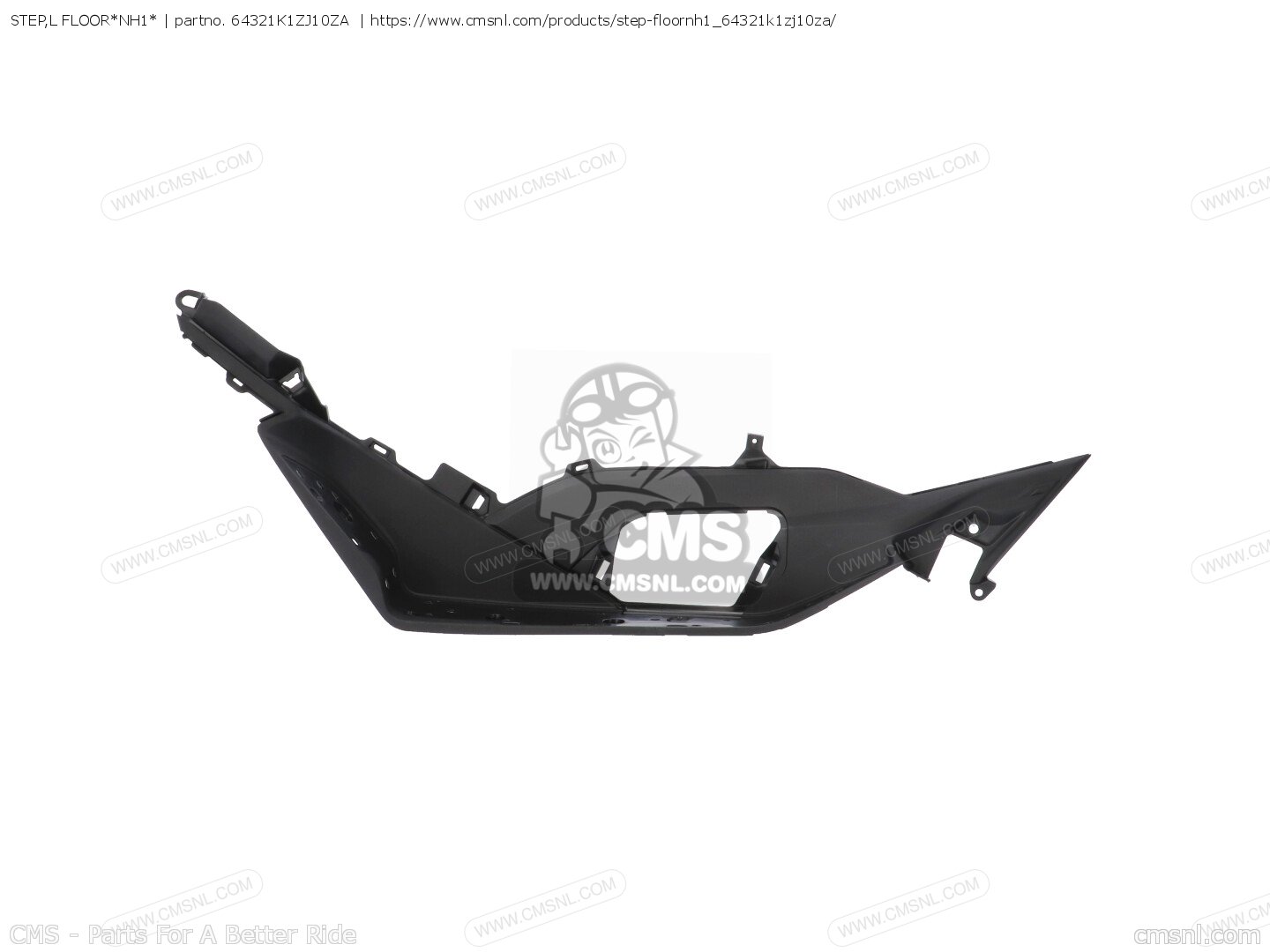 K.I. ホンダ VFR1200F サイドカウル 左 ガンM 64321-MGE-0000 純正