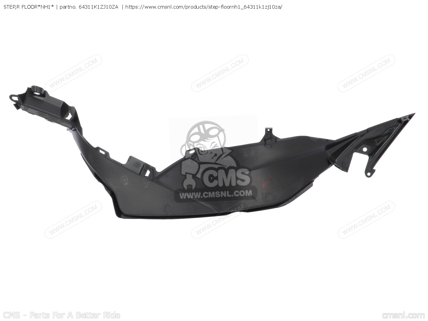 64311K1ZJ10ZA: STEP,R FLOOR*NH1* Honda - buy the 64311-K1Z-J10ZA