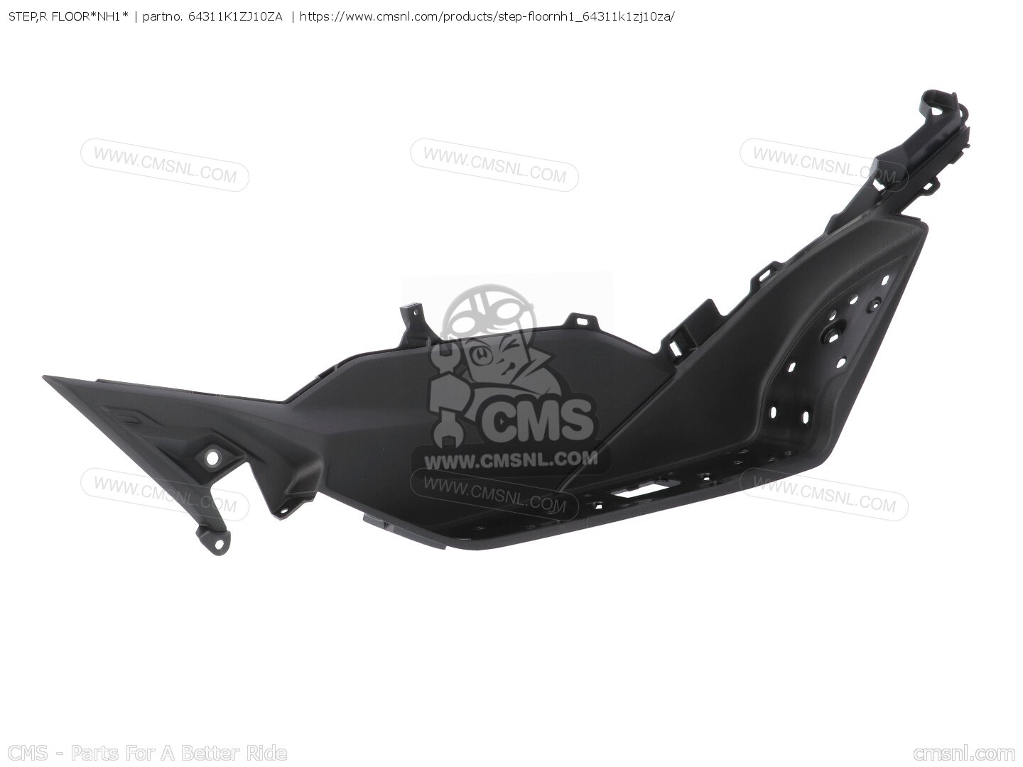 64311K1ZJ10ZA: STEP,R FLOOR*NH1* Honda - buy the 64311-K1Z-J10ZA